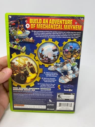 Banjo-Kazooie: Nuts & Bolts (Xbox 360, 2008) Game & Case Authentic Tested — photo 3