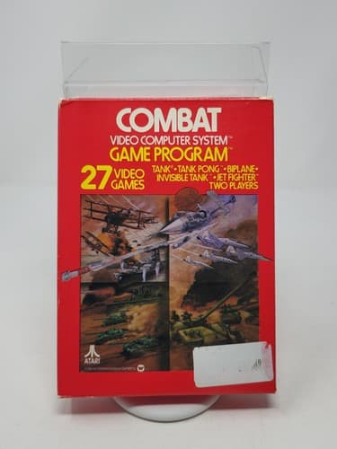 COMBAT - Atari 2600 VCS Game, Tested & Working, Complete in Box, CIB