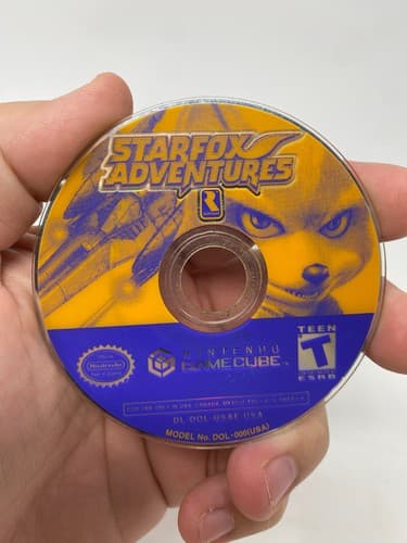 STARFOX ADVENTURES - NINTENDO GAMECUBE - DISC ONLY *TESTED & WORKING*