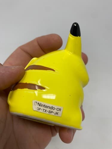 Nintendo Pikachu Ceramic Coin Piggy Bank Complete Set with Coin Plug — photo 7