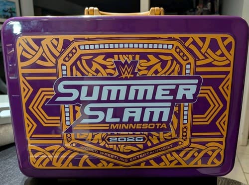 WWE SummerSlam 2026 Minnesota Purple Briefcase Exclusive Rare — photo 3