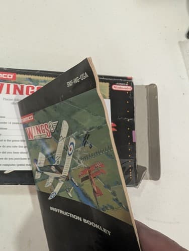 Wings 2: Aces High SNES Super Nintendo Complete CIB - Damaged Box, Tested — photo 8