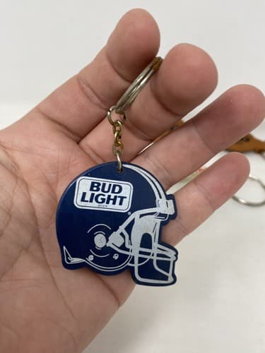 5 Assorted Key Chains/Bottle Openers Bud Light Budweiser Bowl MGD 64 Beer — photo 3