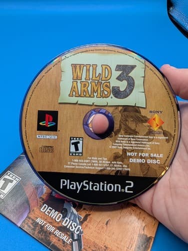 Wild Arms 3 Demo Disc PlayStation 2 PS2 Tested Authentic Good Shape — photo 5