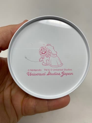 Super Nintendo World Princess Peach Crown Tin Pink Souvenir Storage Container US — photo 8