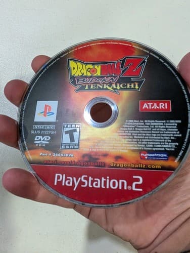 Dragon Ball Z Budokai Tenkaichi (PlayStation 2, PS2, 2005) Disc Only Tested — photo 2