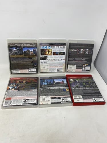 Lot Of 6 PlayStation 3 Arkham Asylum Rare 3D Glasses GTA Borderlands Faction Etc — photo 2