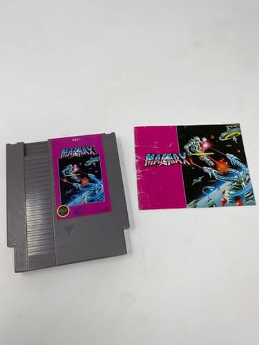 Authentic Nintendo NES Mag Max, 1988 Game Cartridge and Manual ONLY Tested