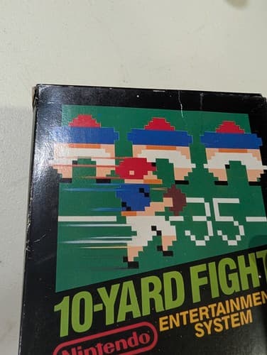 10- Yard Fight (Nintendo, NES) W/ Box with Hang Tab- TESTED & WORKS — photo 4