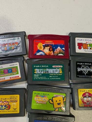 Lot of 10 GBA Japanese Games - Kingdom Hearts, Tales Of Phantasia, Mario Golf — photo 4