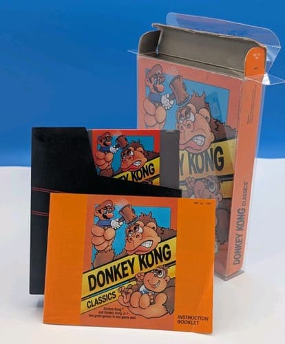 Donkey Kong Classics Nintendo NES CIB Complete In Box TESTED — photo 4