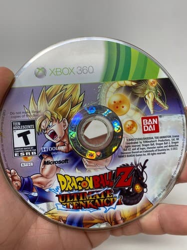Dragon Ball Z Ultimate Tenkaichi Microsoft Xbox 360, 2011 Loose Disc Bandai — photo 2