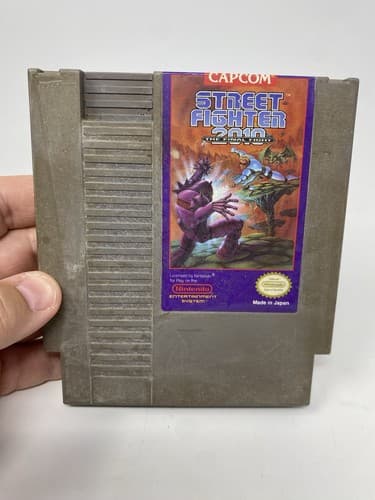Street Fighter 2010 The Final Fight Nintendo NES 1990 Game Cartridge Only As Is
