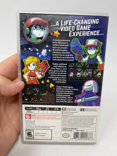 Cave Story+ Plus Nintendo Switch Game Cartridge Case & Instruction Booklet USA — photo 8