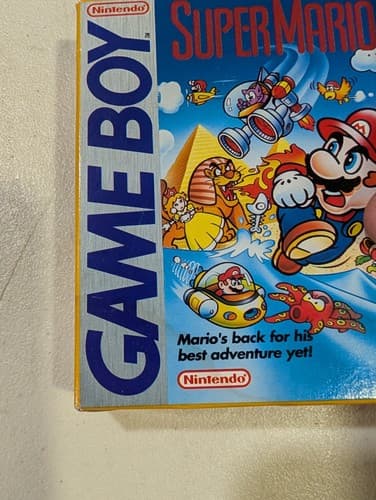 Super Mario Land Complete In Box CIB Green Screens Nintendo Game Boy — photo 9