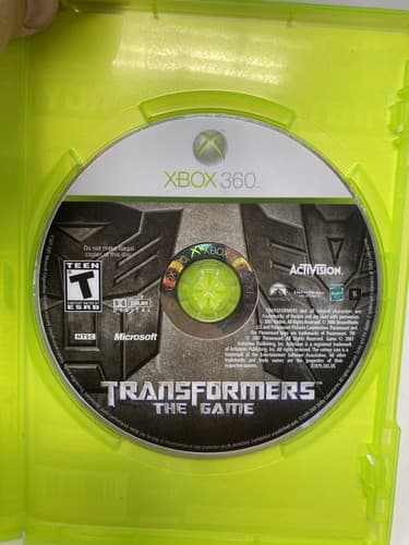 Transformers: The Game (Microsoft Xbox 360, 2007) No Manual Tested — photo 8