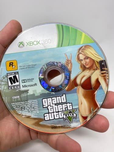 Grand Theft Auto V Installation DISC ONLY Microsoft Xbox 360 — photo 2