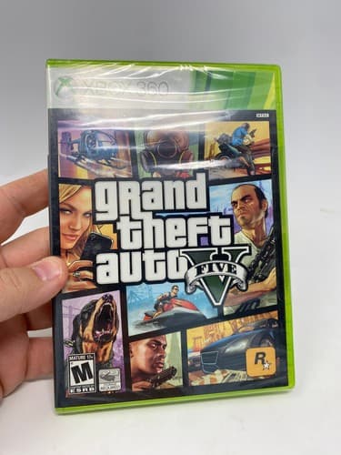 Grand Theft Auto V GTA 5 Microsoft Xbox 360 NEW Factory Sealed NTSC First Print — photo 2