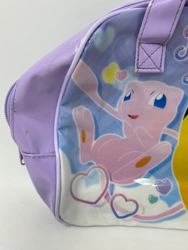 Pokemon Mew Pikachu Eevee Purple Boston Swim Bag Beach Tote Limited Pocket Mon — photo 2
