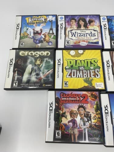 Nintendo DS Game Case Only Lot of 25 Rayman Spyro Christmas Carol Up Plants Kung — photo 8