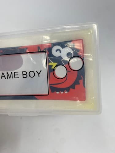 Game Boy Micro CoroCoro Comic Style Replacement Faceplate Red Black w/ Case — photo 4