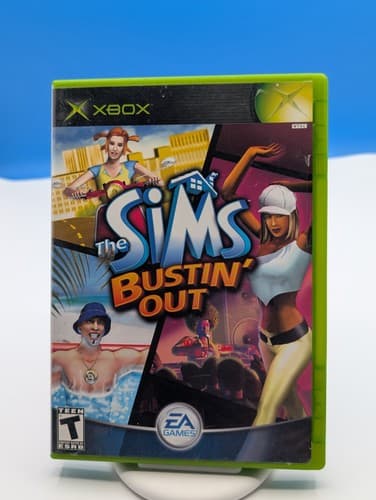 Sims Bustin' Out (Microsoft Xbox, 2003) Complete Tested Working