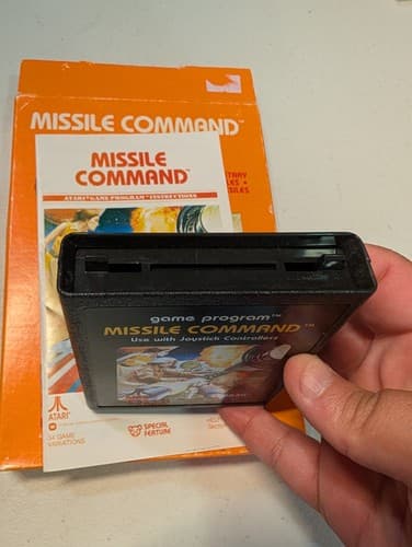 Atari 2600 Missile Command Complete In Box CIB Tested — photo 9