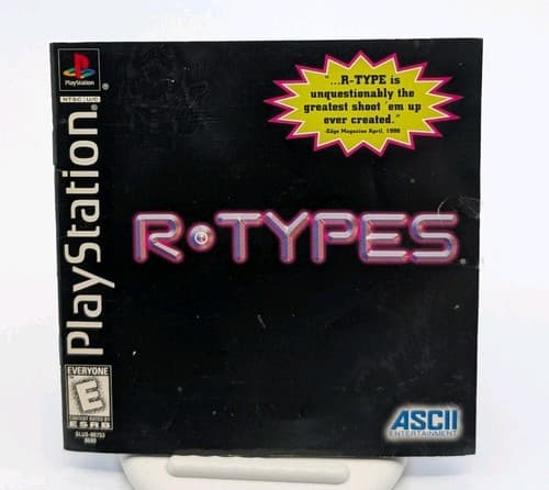 R-Types - PS1 Playstation - Game, Manual, Reg Card - No Back Art - Tested — photo 4