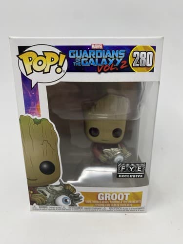 Funko Pop Groot #280 FYE Excl Marvel Guardians of the Galaxy Vol 2 Vinyl Figure