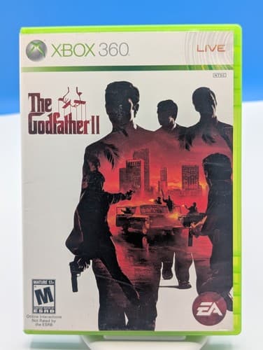 Xbox 360 The Godfather II Video Game No Manual Rated M 2009 EA