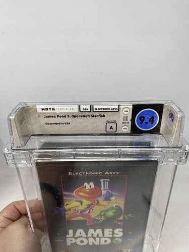SEGA GENESIS FACTORY SEALED GAME JAMES POND 3 BRAND NEW WATA 9.4 A TOP OF POP 1 — photo 6
