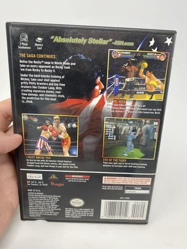 Nintendo GameCube ROCKY Boxing Video Game Complete with Manual, Clean Disc - CIB — photo 5