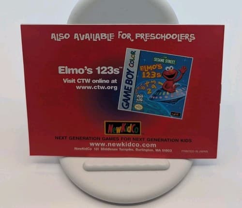 Elmo's ABCs Gameboy Color Complete CIB Nintendo Tested — photo 5