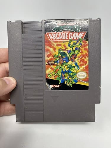 Teenage Mutant Ninja Turtles II: The Arcade Game (Nintendo NES, 1990) Game Only — photo 2