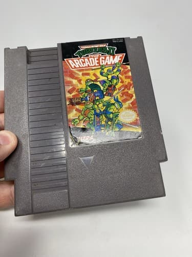 Teenage Mutant Ninja Turtles II: The Arcade Game (Nintendo NES, 1990) Game Only — photo 6