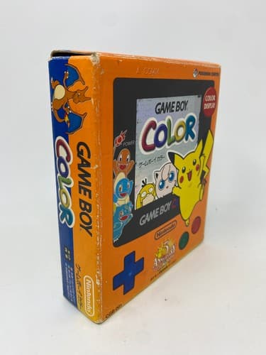 Nintendo Game Boy Color Pokemon Center 3rd Anniversary Orange Blue Console Japan — photo 6