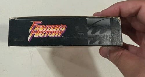 Fighter's History (SNES Game) Game W/ Box & Rough Manual, Rental, Tested — photo 6