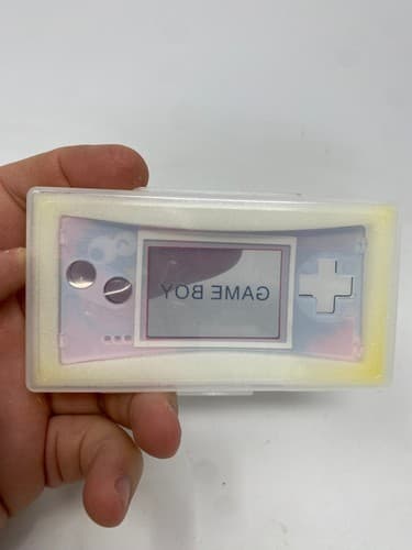 Game Boy Micro CoroCoro Comic Style Replacement Faceplate Red Black w/ Case — photo 5