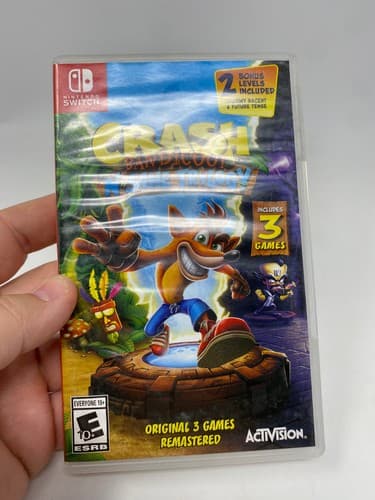 Crash Bandicoot N. Sane Trilogy Nintendo Switch Includes 3 Games Remastered — photo 2