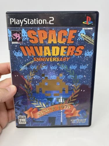 USED PS2 PlayStation 2 SPACE INVADERS ANNIVERSARY 03026 JAPAN IMPORT