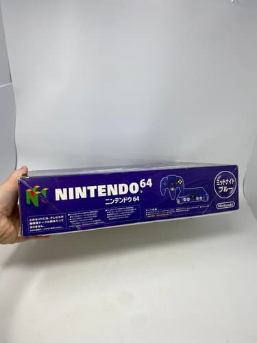 Nintendo 64 Midnight Blue Console TOYSRUS w/Original Box NUS-001 JPN w/ 2 Games — photo 8
