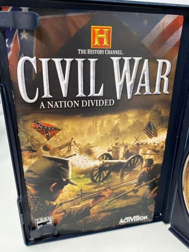 History Channel: Civil War A Nation Divided (PS2, 2006) Complete CIB Tested — photo 8
