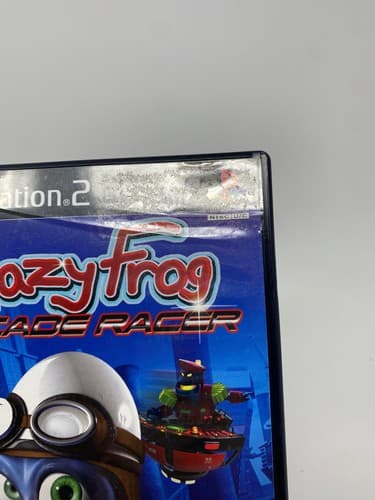 Crazy Frog Arcade Racer Sony PlayStation 2 PS2 Valcon Games Blue Disc NTSC — photo 2