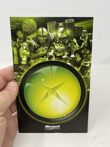 Original Microsoft XBOX Console Insert Booklet ONLY NO CONSOLE OR GAMES