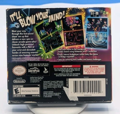 Big Bang Mini (Nintendo DS, 2009) GAME AND CASE w/ Slip Cover- Tested — photo 2