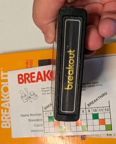 Breakout (Atari 2600, 1978) CX2622 - Complete In Box - Tested — photo 9