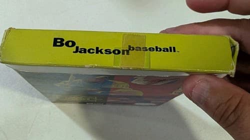 Bo Jackson Baseball (Data East, 1991) NES Game w/ Box & Manual ~ Tested, Working — photo 7