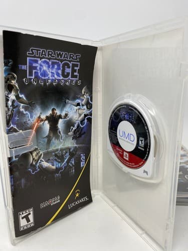 Star Wars PSP Game Lot The Force Unleashed & Lethal Alliance CIB Complete — photo 8