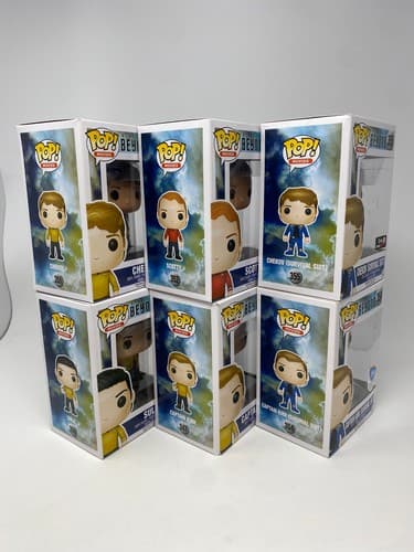 Funko Pop! Star Trek Vinyl Figures Lot of 6 - Captain Kirk Chekov Sulu Scotty — photo 8