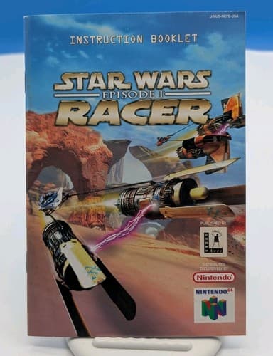 Vintage Star Wars Episode I Racer N64 Game Complete In Box CIB Authentic Tested — photo 4